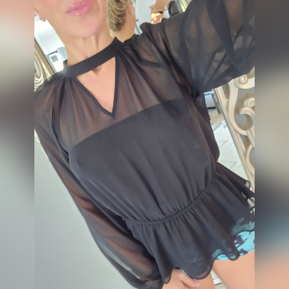 Express Sexy Black Top